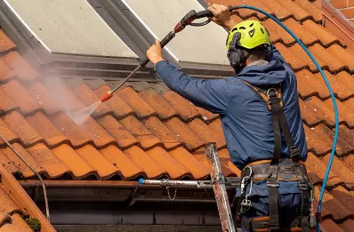 Démoussage et hydrofuge de toiture à Bazoques